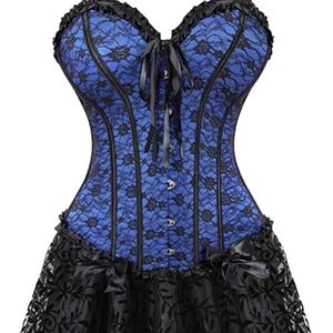 NEW Corset Costume Set Large